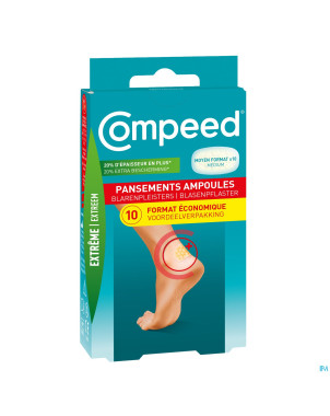 Compeed pansement ampoules extreme format econ.10