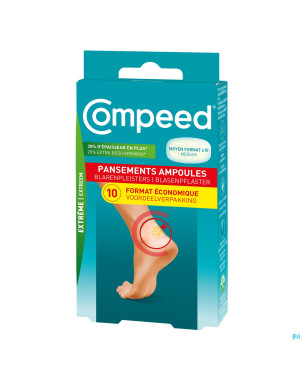 Compeed pansement ampoules extreme format econ.10