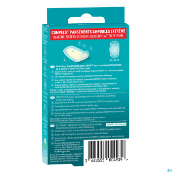 Compeed pansement ampoules extreme format econ.10