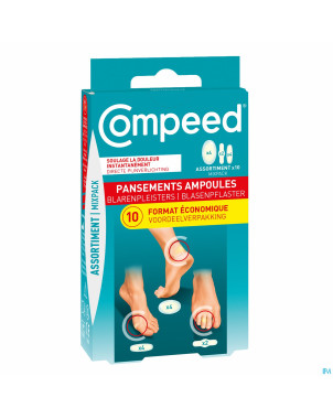 Compeed pansement ampoules format economique 10