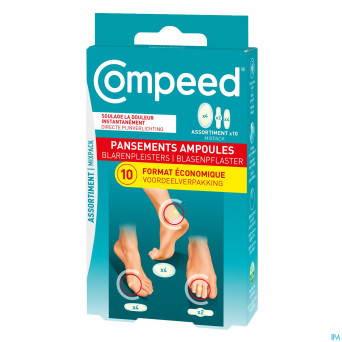 Compeed pansement ampoules format economique 10