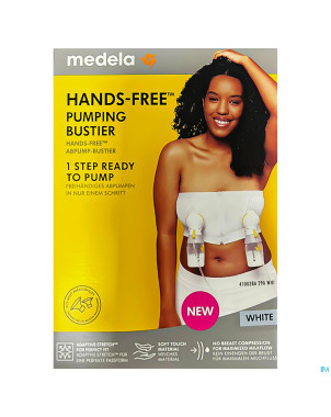 Medela hands-free bustier allaitement s blanc