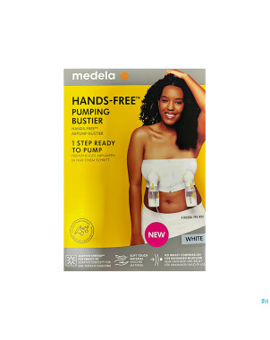 Medela hands-free bustier allaitement xl blanc