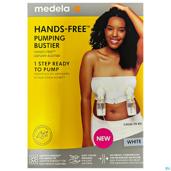 Medela hands-free bustier allaitement xl blanc