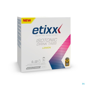 Etixx isotonic lemon tabl efferv.    6x10