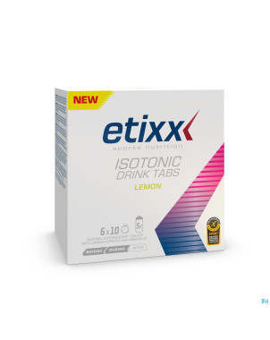 Etixx isotonic lemon tabl efferv.    6x10
