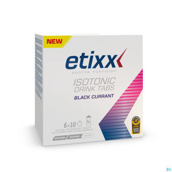 Etixx isotonic blackcurrant comp efferv.    6x10