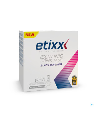 Etixx isotonic blackcurrant comp efferv.    6x10