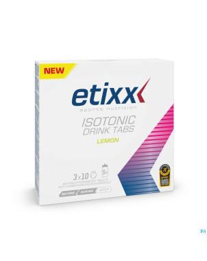 Etixx isotonic lemon comp efferv.    3x10