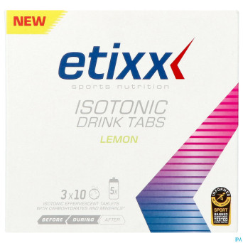 Etixx isotonic lemon comp efferv.    3x10