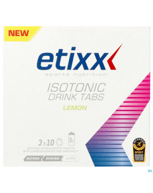 Etixx isotonic lemon comp efferv.    3x10