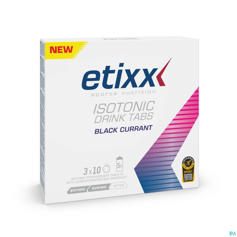 Etixx isotonic blackcurrant comp efferv.    3x10
