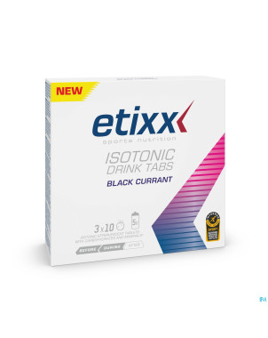 Etixx isotonic blackcurrant comp efferv.    3x10