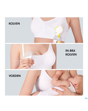 Medela soutien-gorge allaitement 3en1 l noir