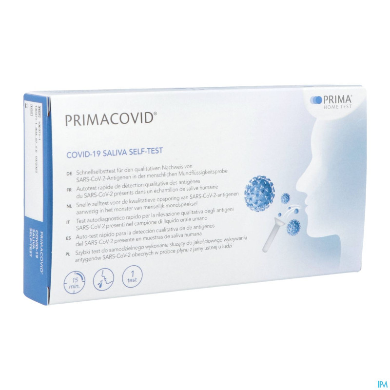 Primacovid covid-19 saliva self-test    1