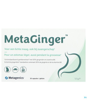 Metaginger caps 30 30307 metagenics