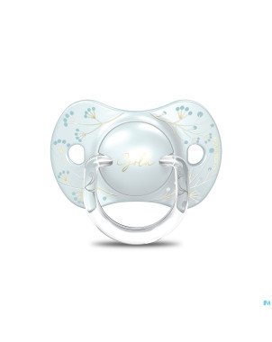 Suavinex gold soother silicone reversibl.0-6m blue
