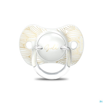 Suavinex gold soother silicone reversibl.0-6m grey