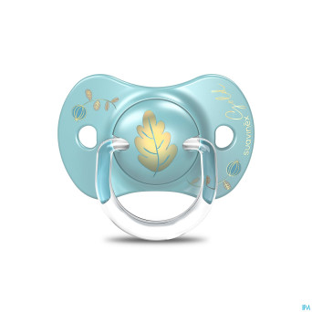 Suavinex gold soother silicone revers. 6-18m blue