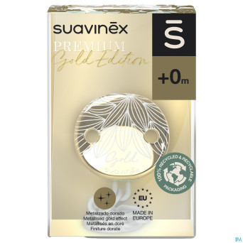 Suavinex gold soother chain grey