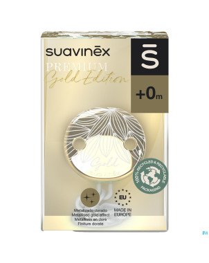 Suavinex gold soother chain grey