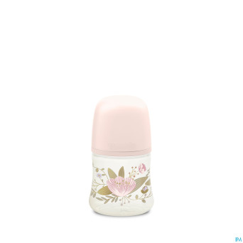 Suavinex gold bottle silicone slow flow 150ml pink