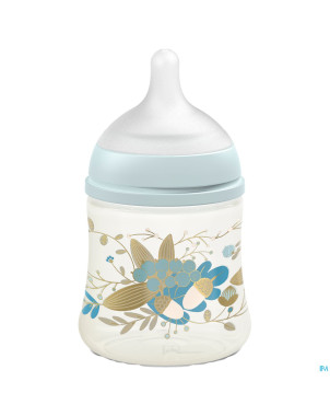 Suavinex gold bottle silicone slow flow 150ml blue