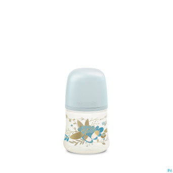 Suavinex gold bottle silicone slow flow 150ml blue