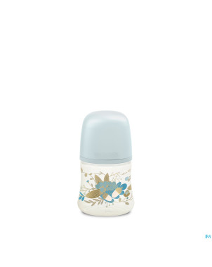 Suavinex gold bottle silicone slow flow 150ml blue