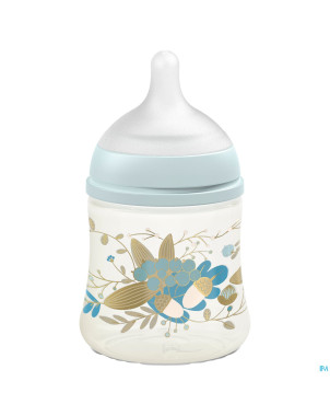 Suavinex gold bottle silicone slow flow 150ml blue