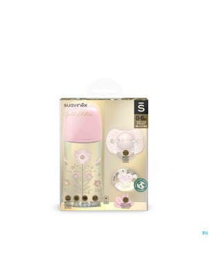 Suavinex gold gift set pink