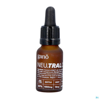 Gano care neutral 30% cbg&cbd huile    15ml