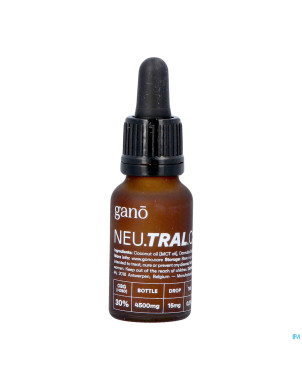 Gano care neutral 30% cbg&cbd huile    15ml