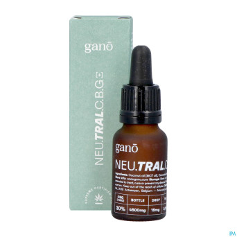 Gano care neutral 30% cbg&cbd huile    15ml