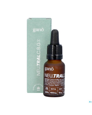 Gano care neutral 30% cbg&cbd huile    15ml