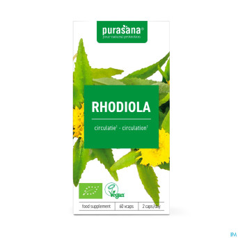 Purasana rhodiola 300mg bio    v-caps 90