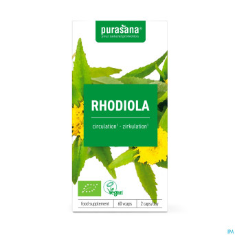 Purasana rhodiola 300mg bio    v-caps 90