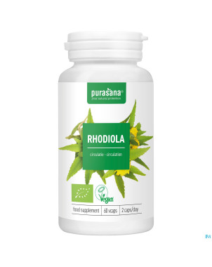 Purasana rhodiola 300mg bio    v-caps 90