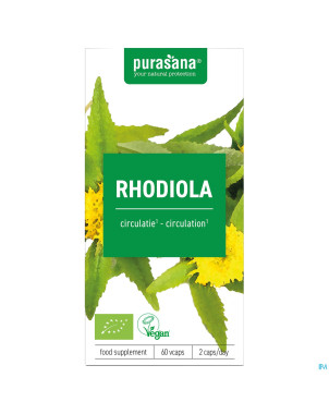 Purasana rhodiola 300mg bio    v-caps 90