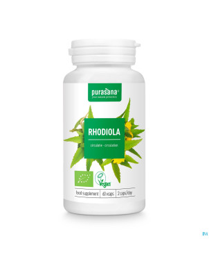 Purasana rhodiola 300mg bio    v-caps 90