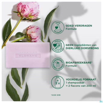 Klorane capil. sh solide pivoine    80g