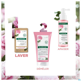 Klorane capil. sh solide pivoine    80g