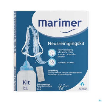 Marimer kit lavage nasal sachets 30 + 250ml