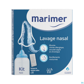 Marimer kit lavage nasal sachets 30 + 250ml