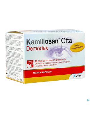 Kamillosan ofta demodex    lingettes 28