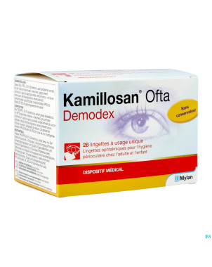 Kamillosan ofta demodex    lingettes 28