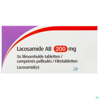 Lacosamide ab 200mg    comp pell 56