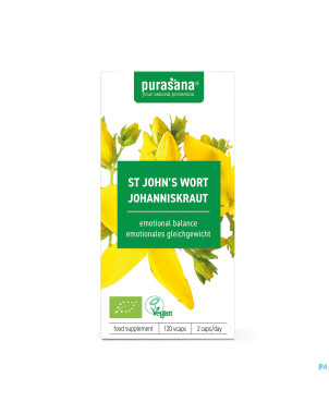 Purasana vegan millepertuis bio   v-caps 120x230mg