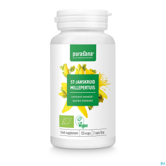 Purasana vegan millepertuis bio   v-caps 120x230mg