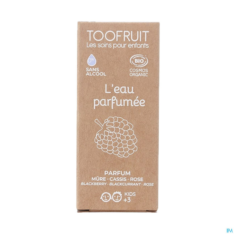 Toofruit eau parfumee mure cassis rose    30ml